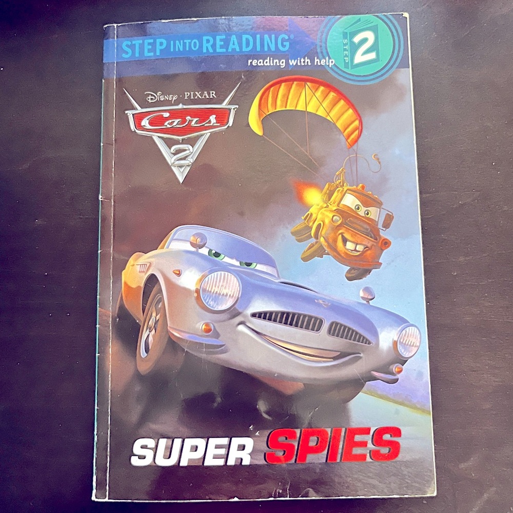 5/$20 Step into Reading children’s book Disney Pixar Cars 2